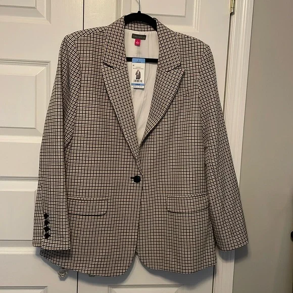 Vince Camuto checked blazer - Picture 1 of 6